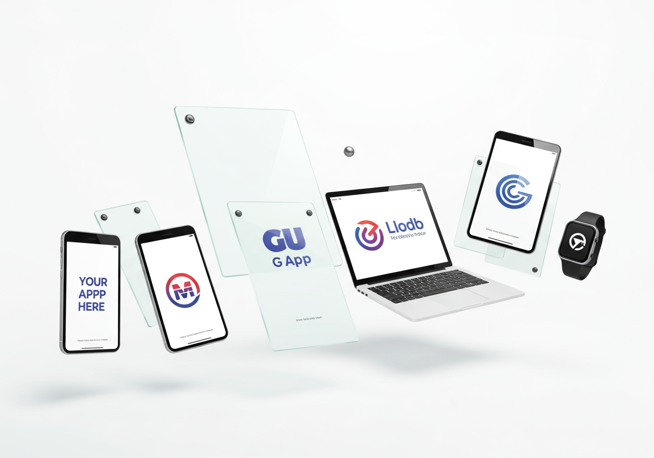 Web and App Development Illustration